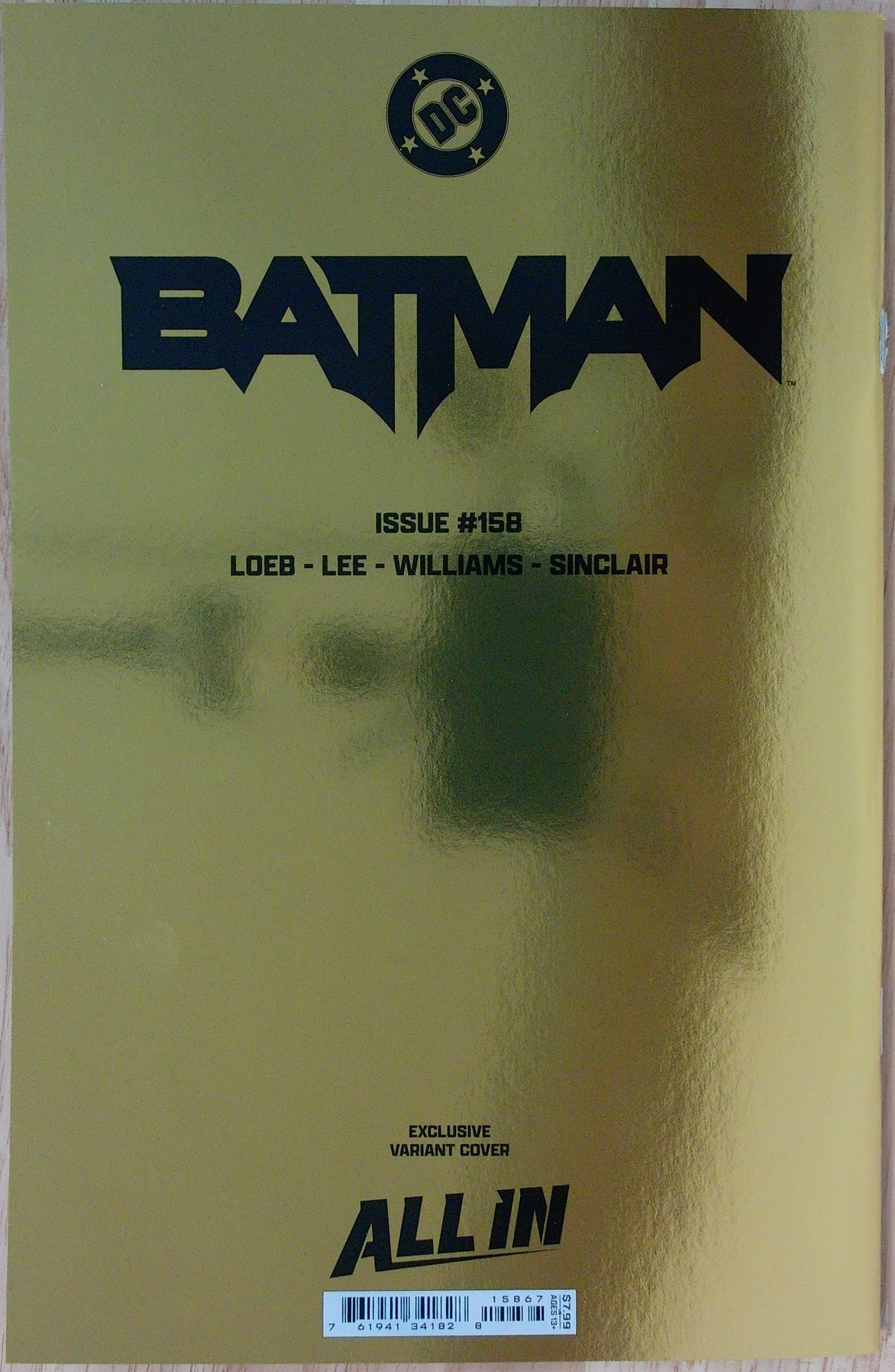 Batman Vol 3 #158 - H2SH Bat Symbol - Launch Party Glow-in-the-Dark Foil