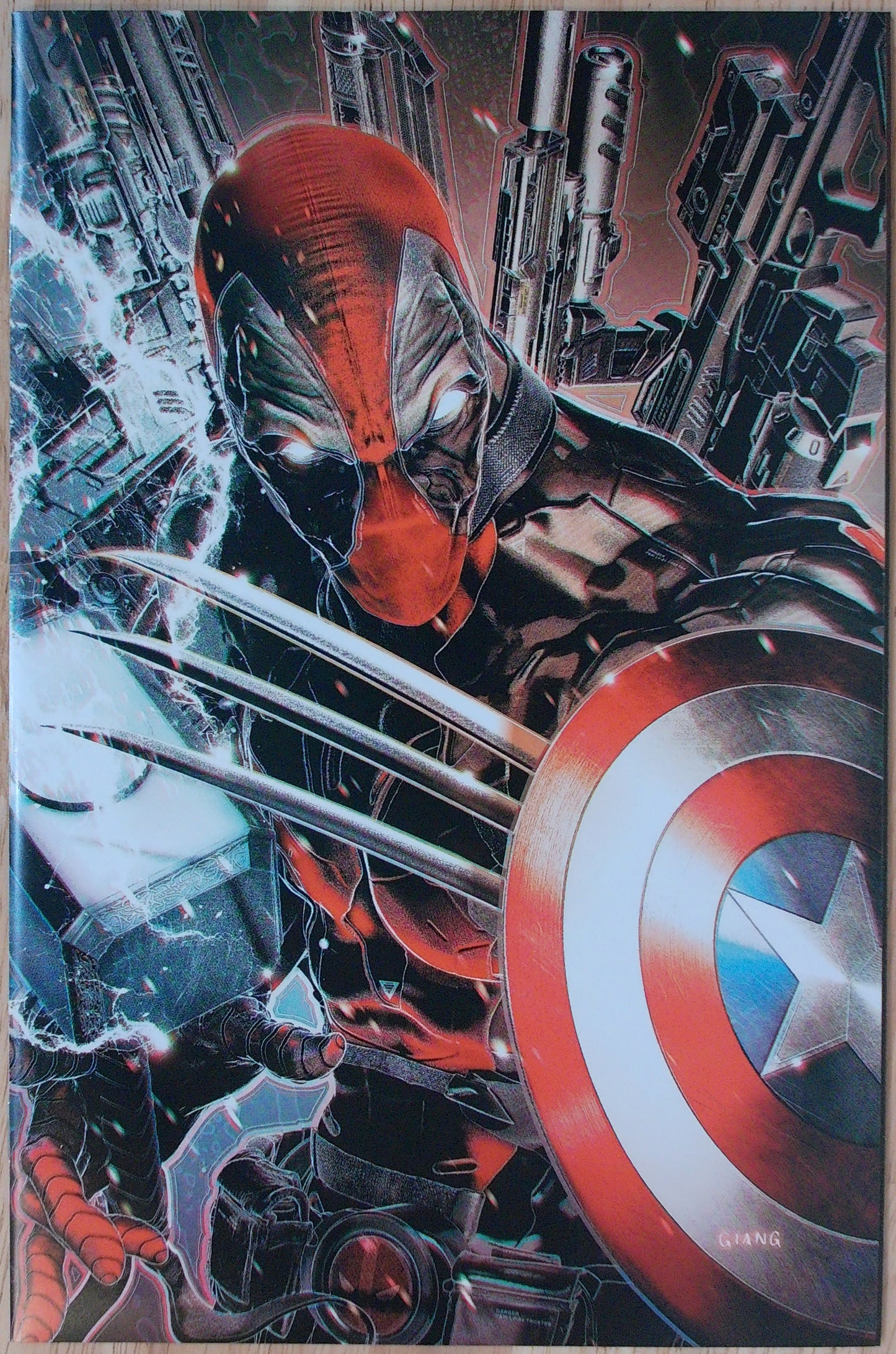 Deadpool Kills The Marvel Universe One Last Time Vol 1 #1 - John Giang - 2025 C2E2 - DP Power Up Virgin