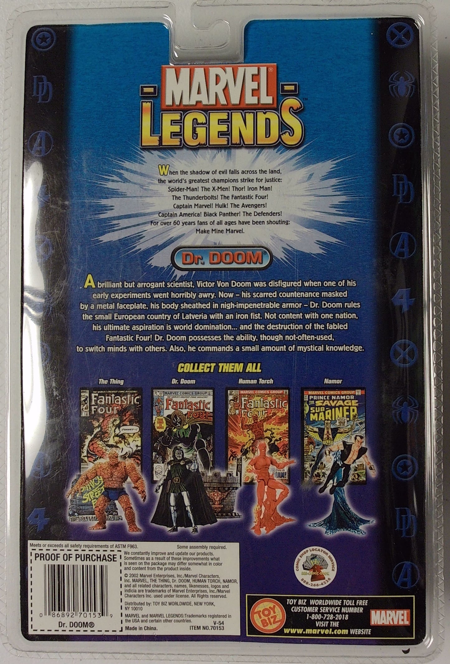 Marvel Legends Action Figures - Series II - Dr. Doom