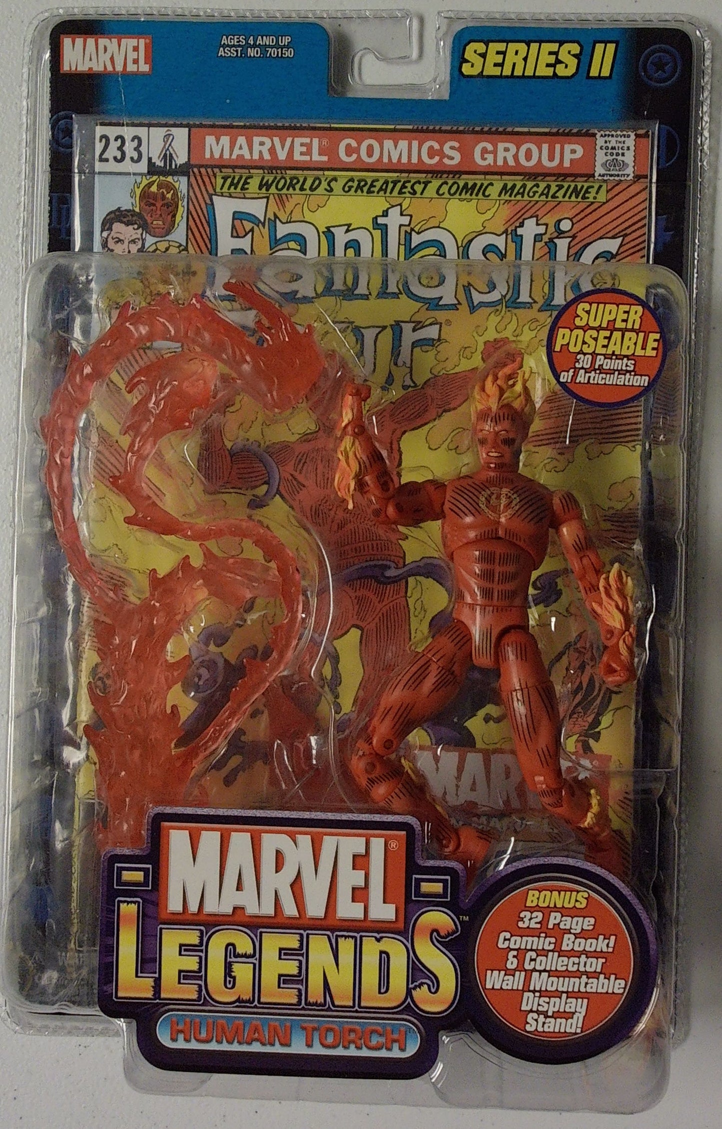 Marvel Legends Action Figures - Series II - Human Torch
