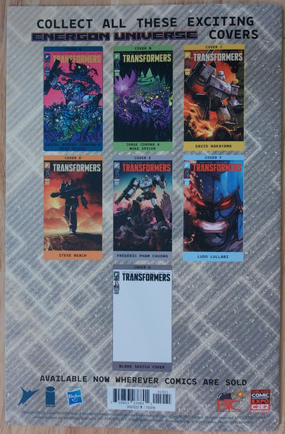 Transformers #19 - Freely Abrigo - 2025 C2E2 - Virgin Foil (Limited 500)