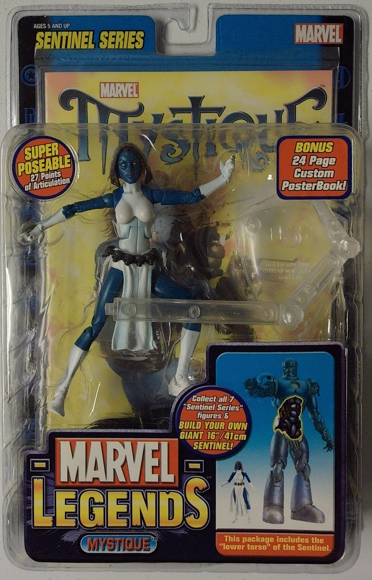 Marvel Legends Action Figures - Sentinel Series - Mystique BAF