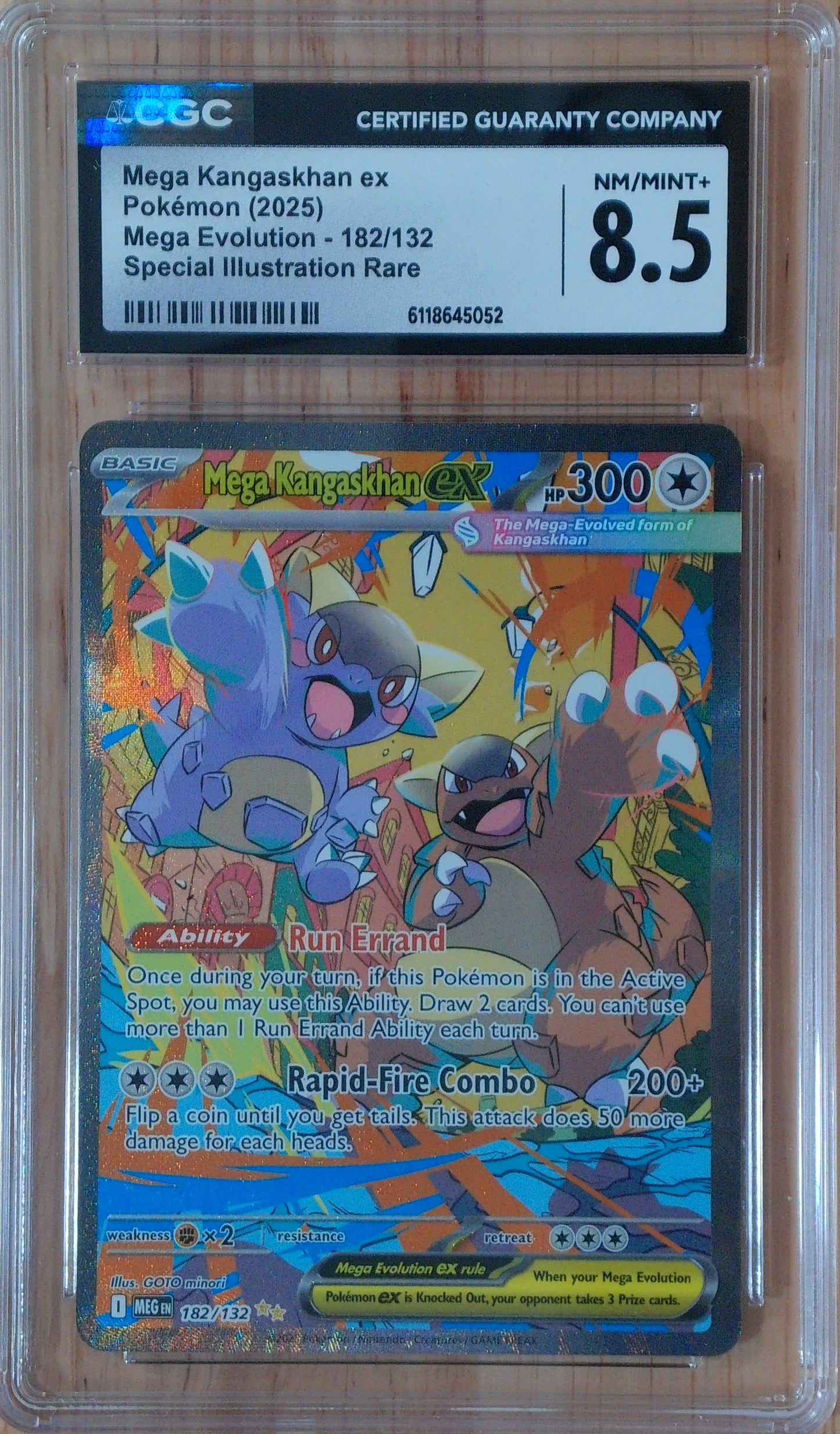 Mega Kangaskhan Ex #182/132 - Mega Evolution - CGC 8.5 - Holo