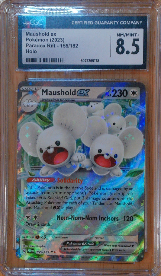Maushold Ex #155/182 - Paradox Rift - CGC 8.5 - Holo