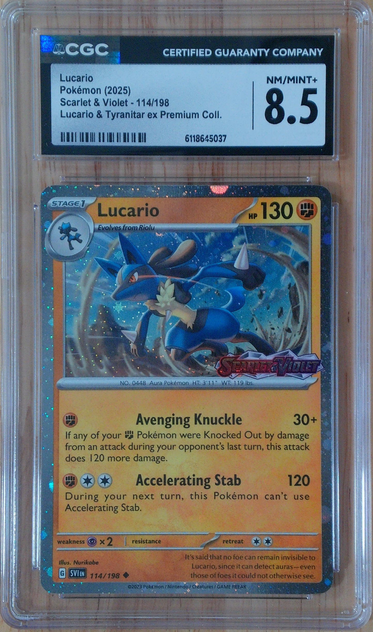 Locario #114/198 - Scarlet and Violet - CGC 8.5