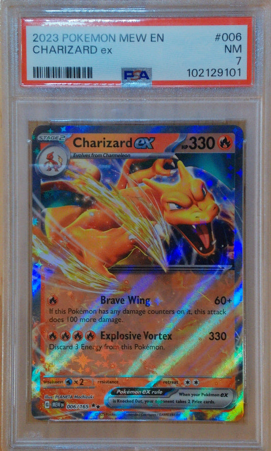 Charizard Ex #006/165 - Scarlet & Violet - PSA 7.0