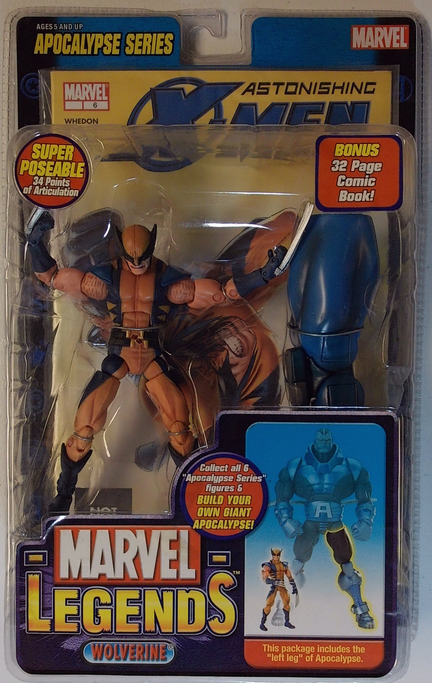 Marvel Legends Action Figures - Appocalypse Series - Wolverine BAF