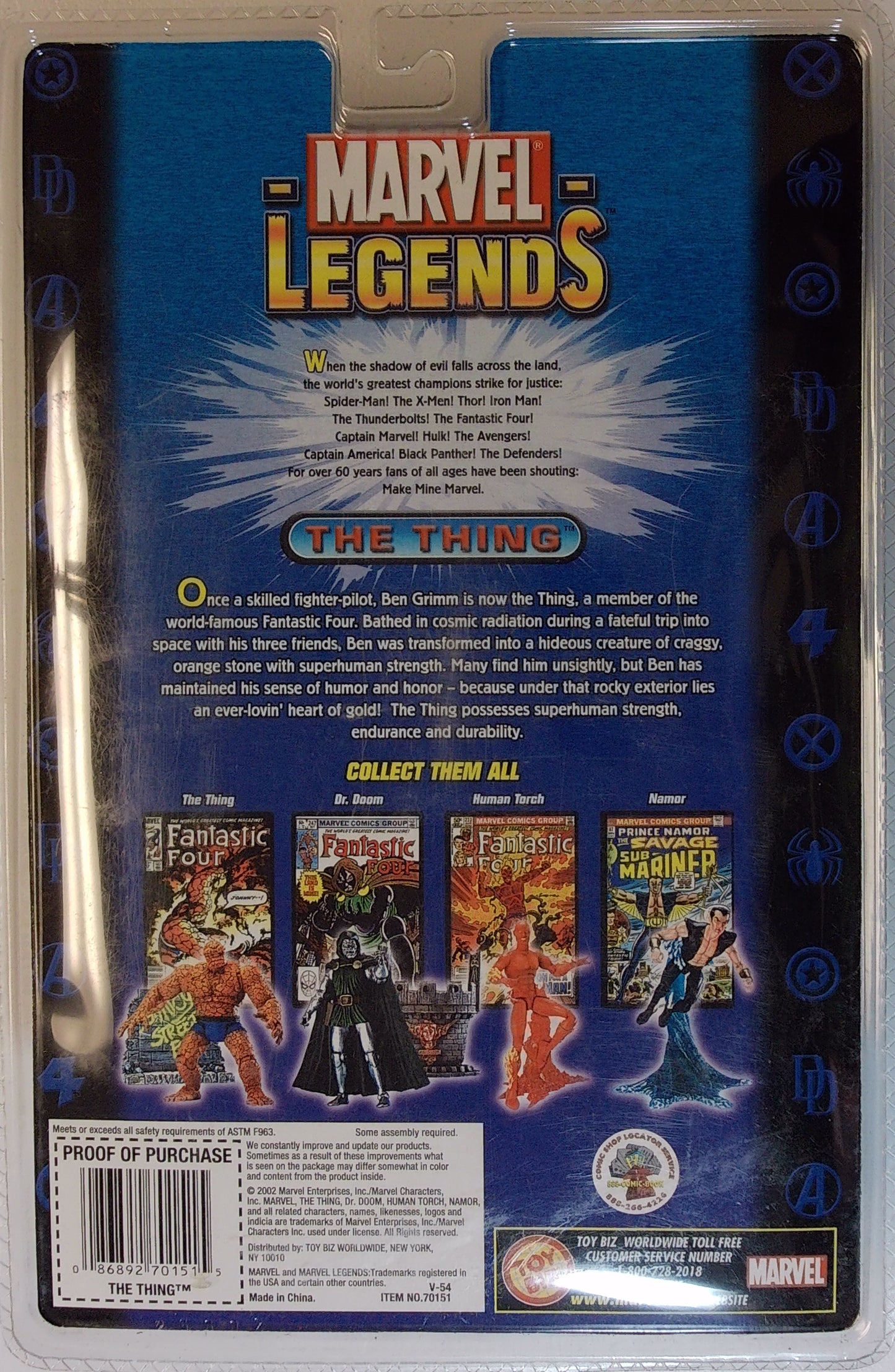 Marvel Legends Action Figures - Series II - The Thing