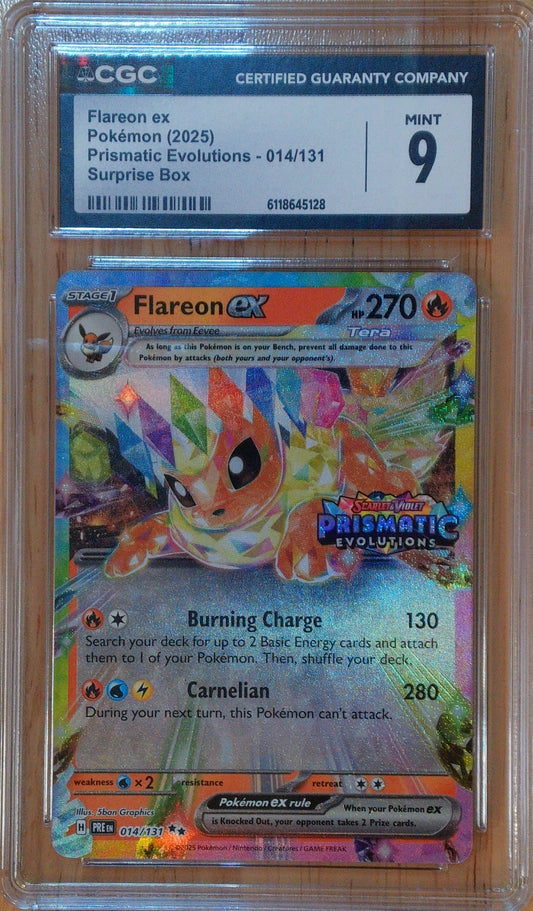Flareon Ex #014/131 - Prismatic Evolutions - CGC 9.0