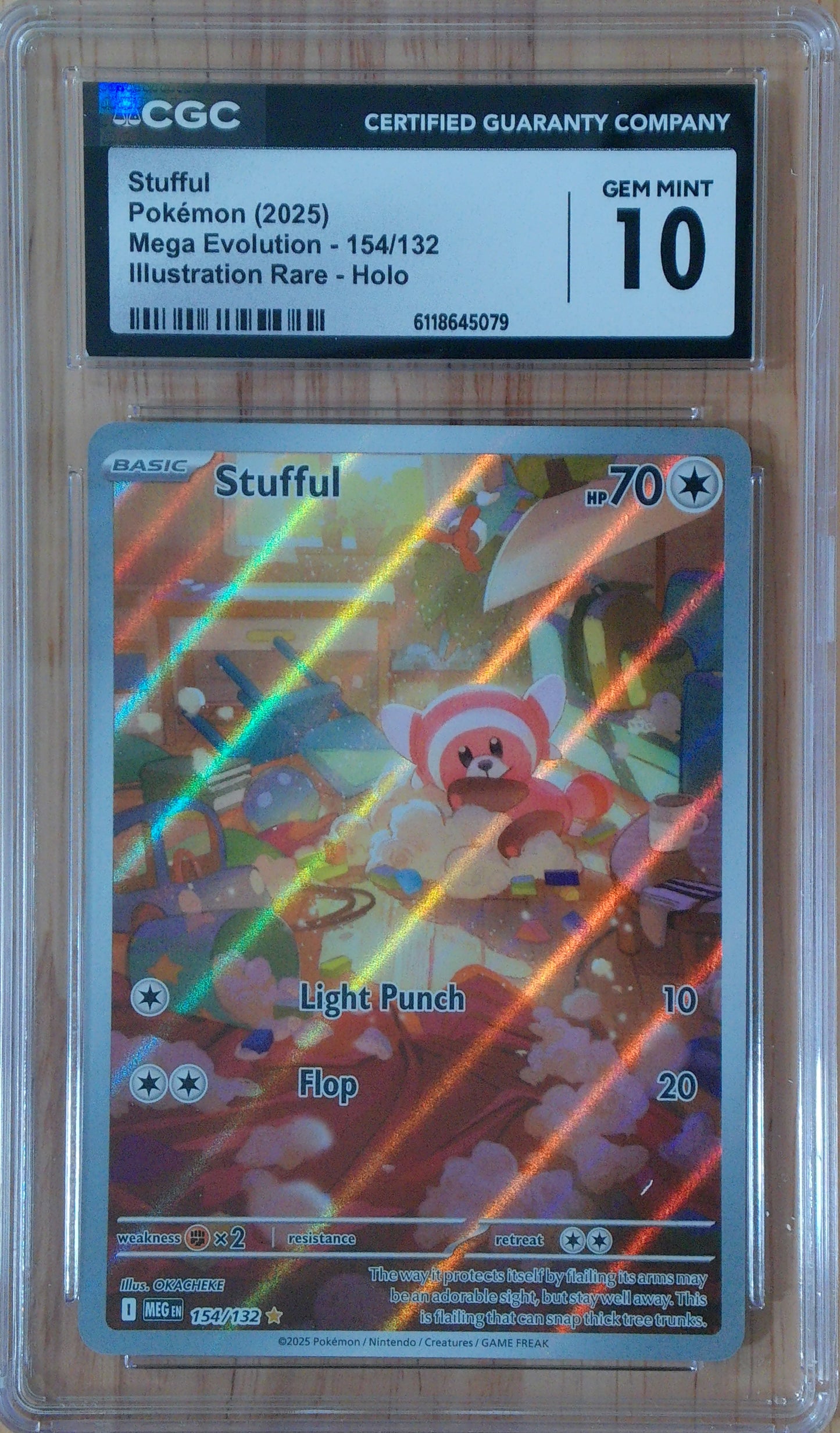 Stufful #154/132 - Mega Evolution - CGC 10.0 - Holo