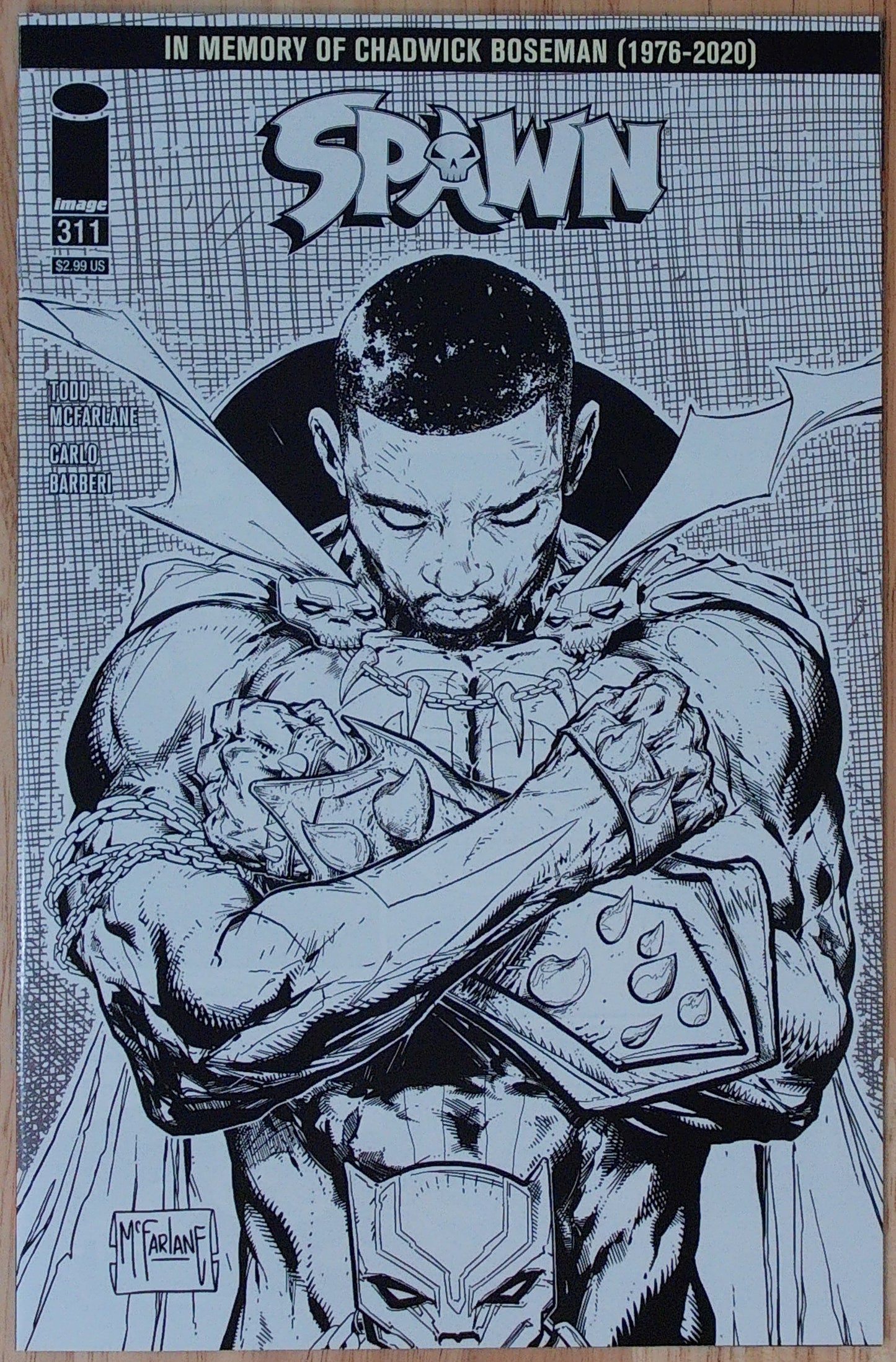Spawn Vol 1 #311 - Cover D B&W McFarlane