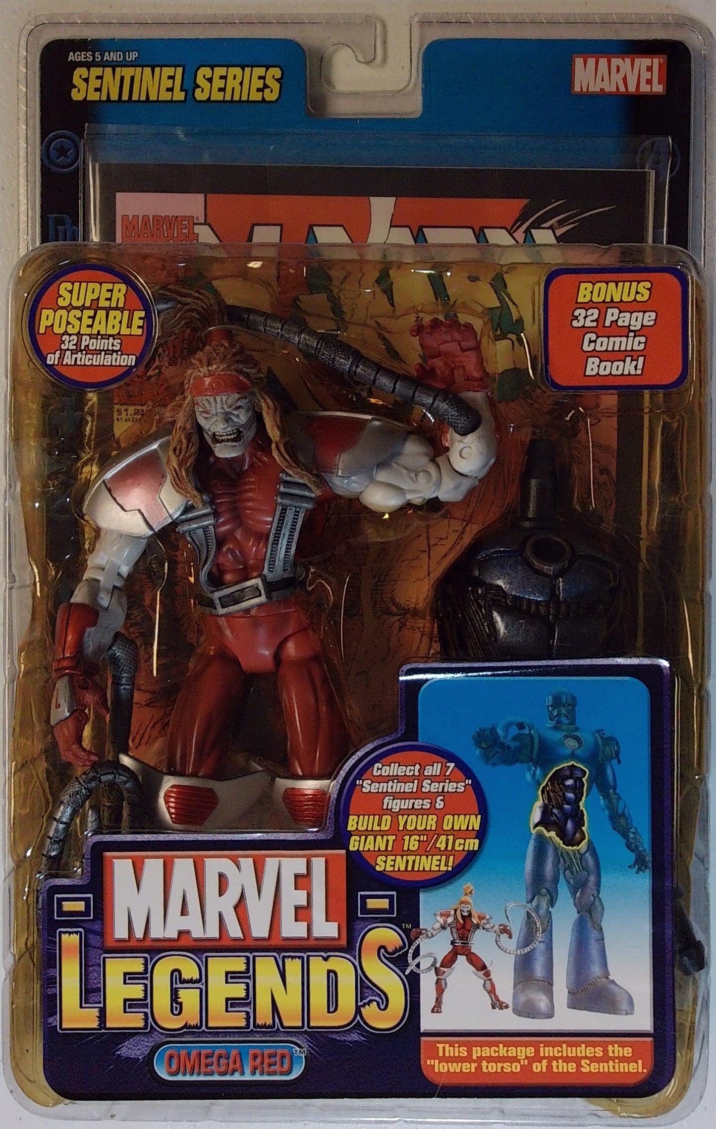 Marvel Legends Action Figures - Sentinel Series - Omega Red BAF