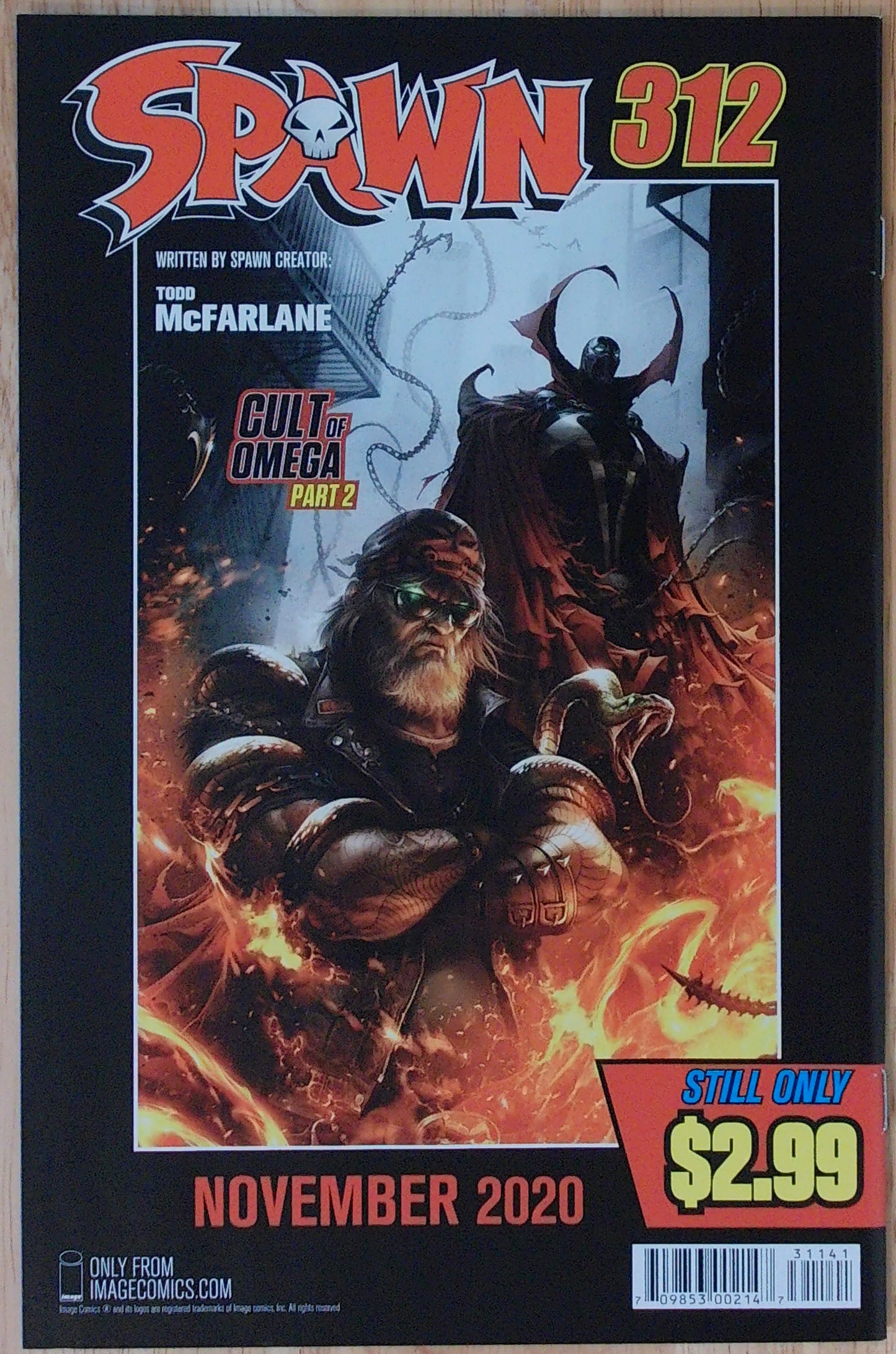 Spawn Vol 1 #311 - Cover D B&W McFarlane