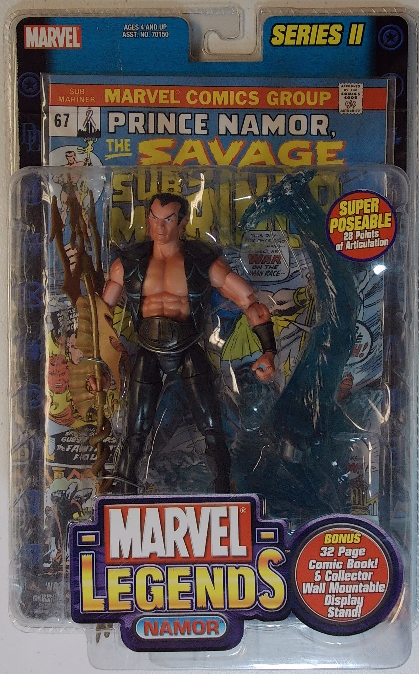 Marvel Legends Action Figures - Series II - Prince Namor