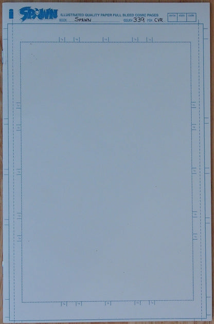 Spawn Vol 1 #339 - Cover C - Blank Sketch Cover