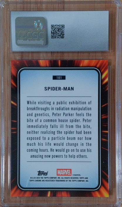 Spider-Man #101 - Marvel Chrome Sapphire - CGC 10.0 - Blue Sapphire