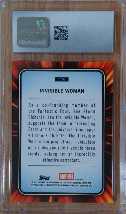 Invisible Woman #174 - Marvel Chrome Sapphire - CGC 10 - Gold Sapphire