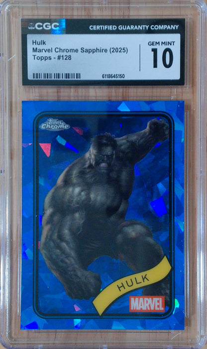 Hulk #128 - Marvel Chrome Sapphire - CGC 10.0 - Blue Sapphire
