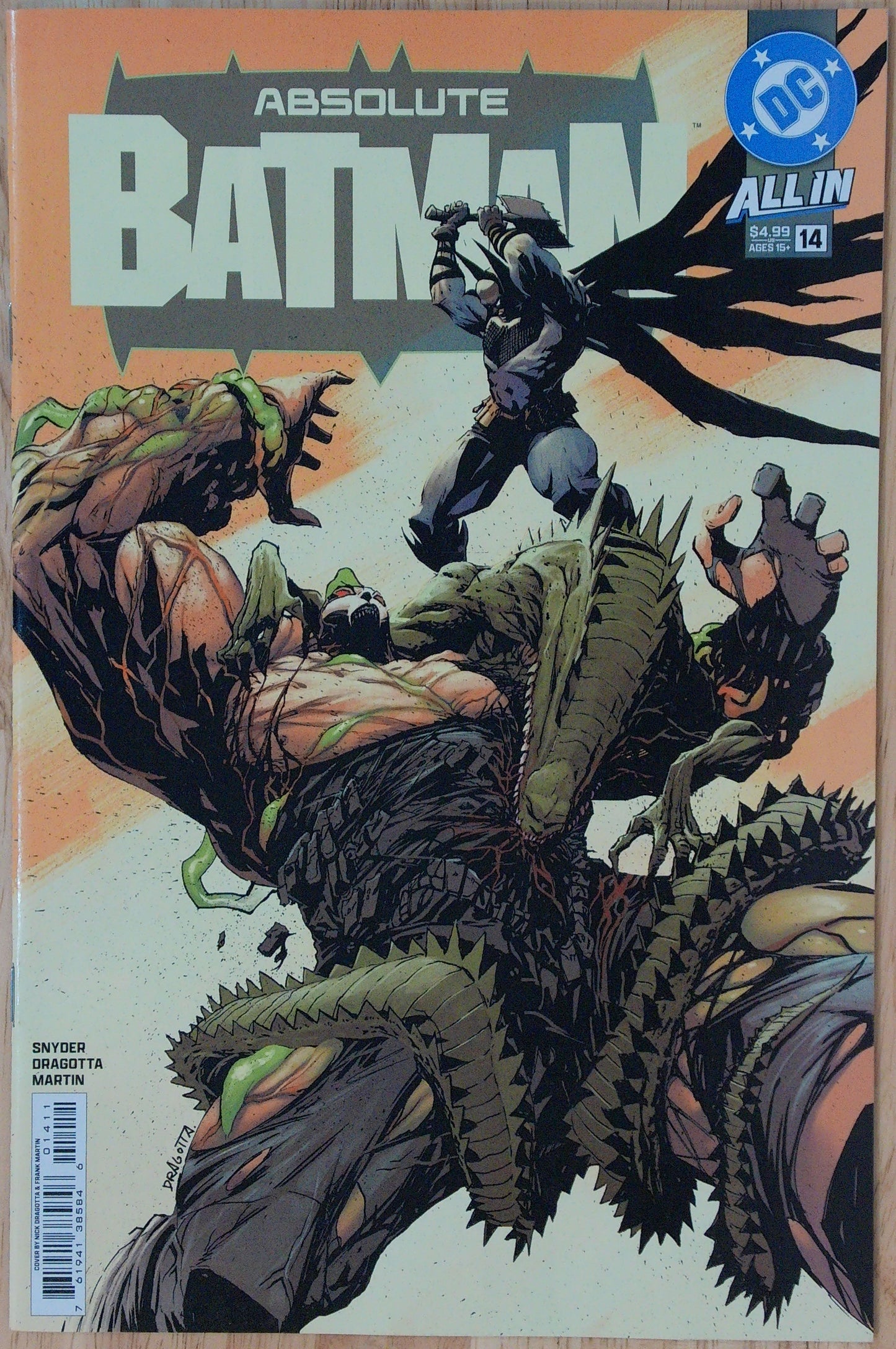Absolute Batman Vol 1 #14 - Nick Dragotta Regular Cover