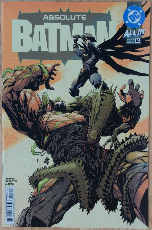 Absolute Batman Vol 1 #14 - Nick Dragotta Regular Cover