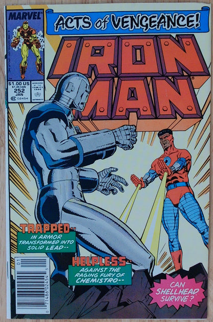 Iron Man Vol 1 #252 - Newsstand Edition