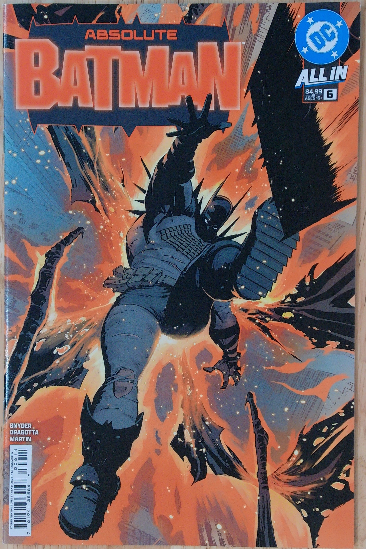 Absolute Batman Vol 1 #6 - Nick Dragotta Regular Cover