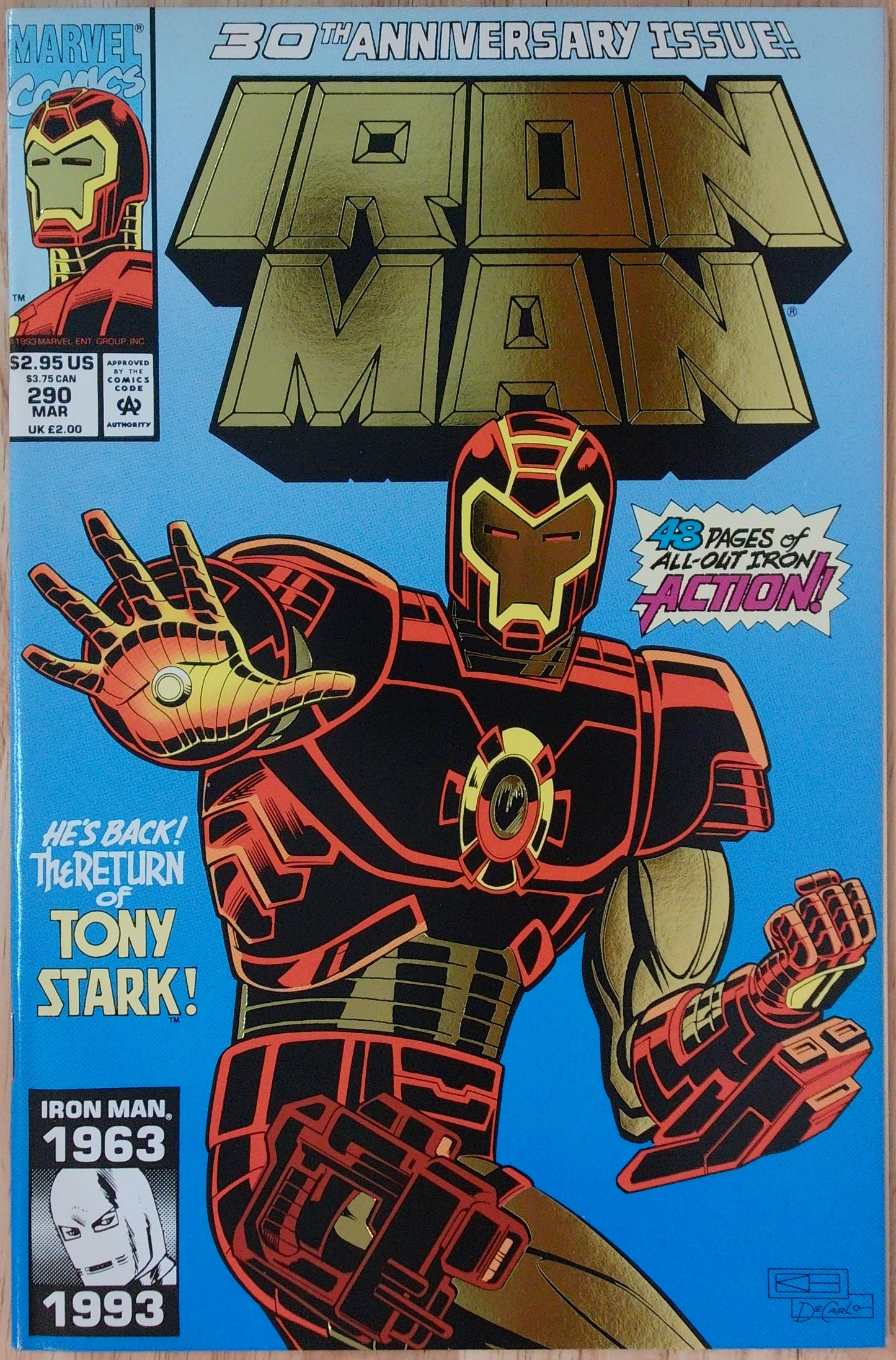 Iron Man Vol 1 #290