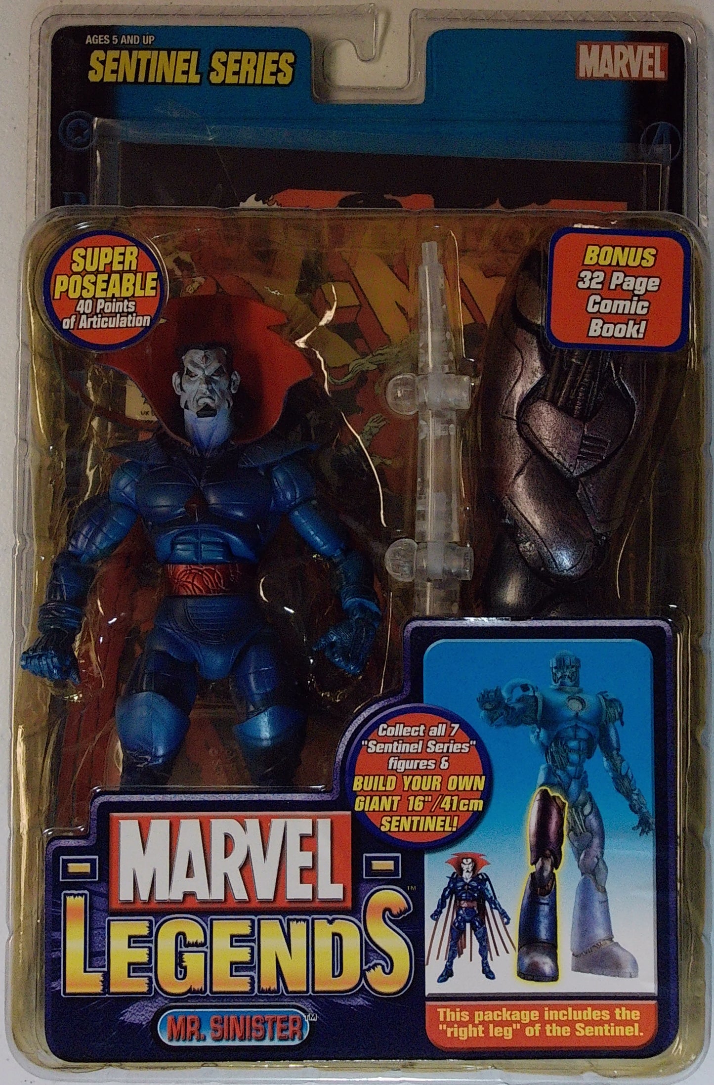 Marvel Legends Action Figures - Sentinel Series - Mr. Sinister BAF