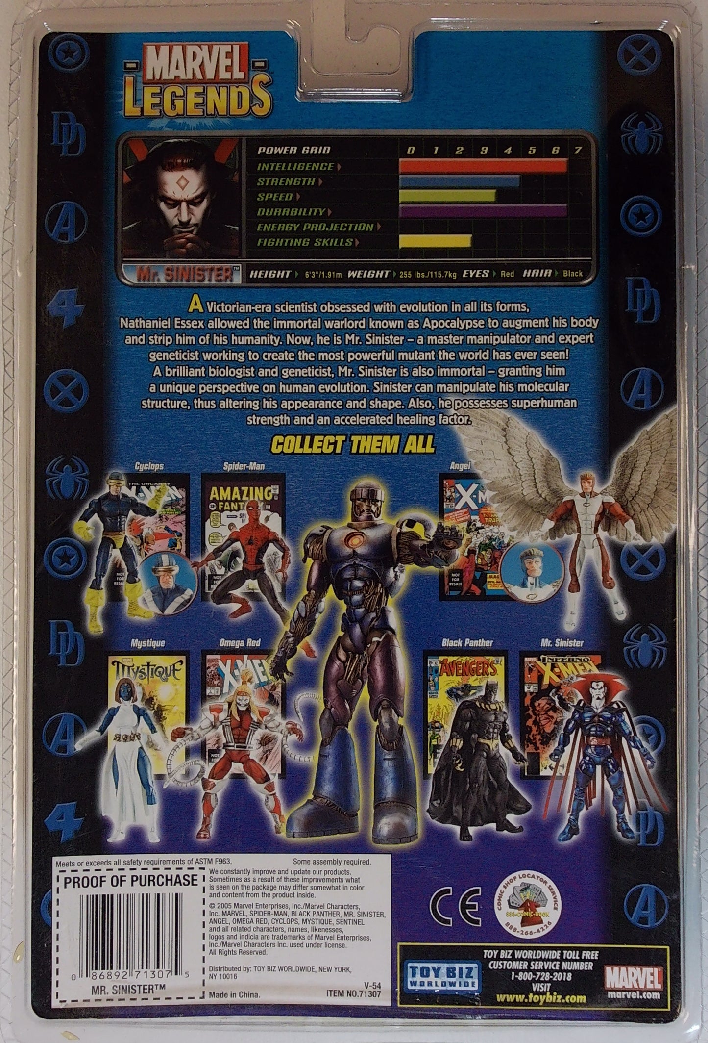 Marvel Legends Action Figures - Sentinel Series - Mr. Sinister BAF