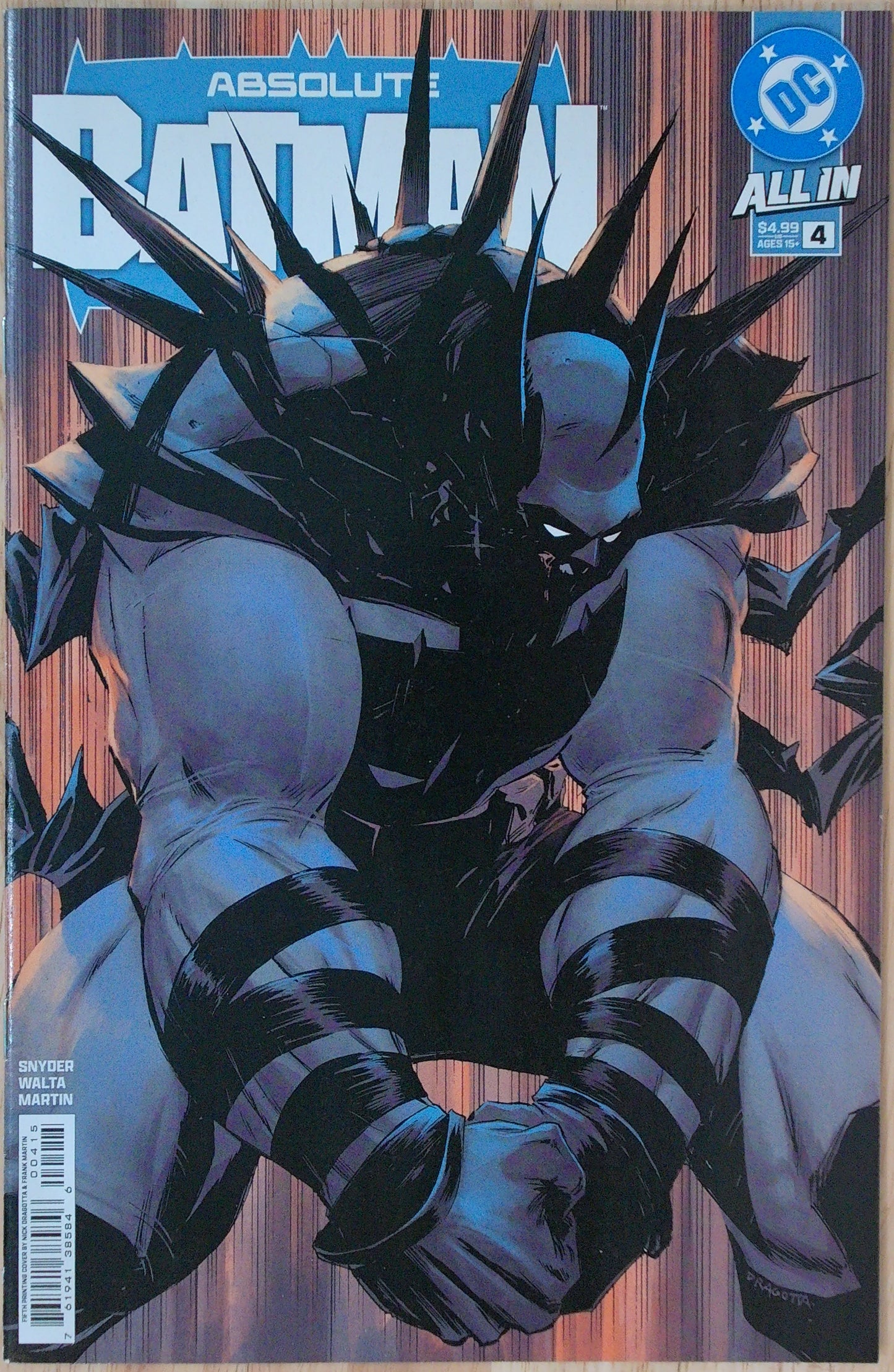 Absolute Batman Vol 1 #4 - Nick Dragotta - 5th Print