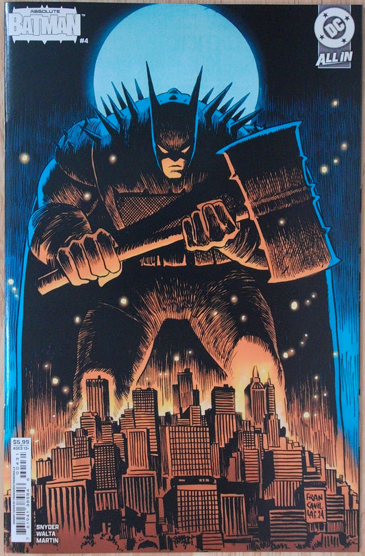 Absolute Batman Vol 1 #4 - Francesco Francavilla Cover