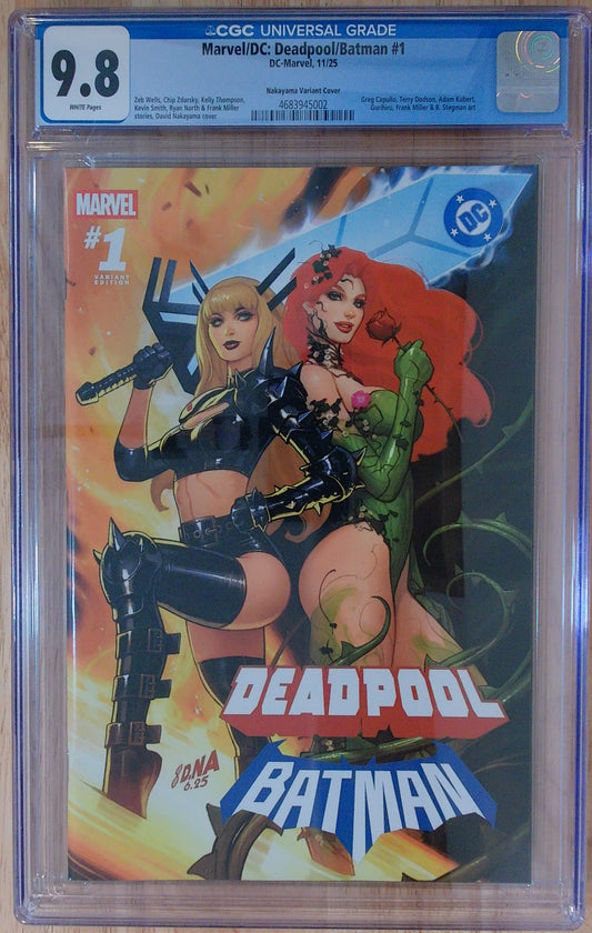 DC Marvel Batman Deadpool #1 (One Shot) - CGC 9.8 - David Nakayama Cover