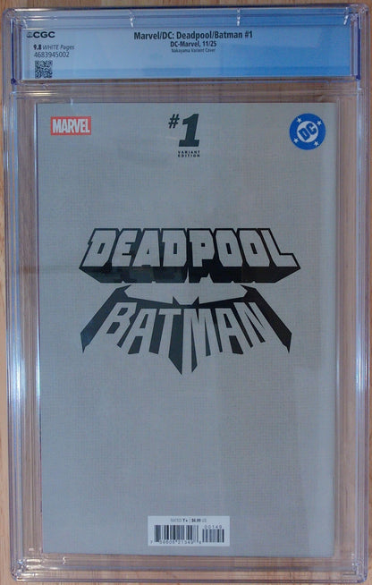 DC Marvel Batman Deadpool #1 (One Shot) - CGC 9.8 - David Nakayama Cover