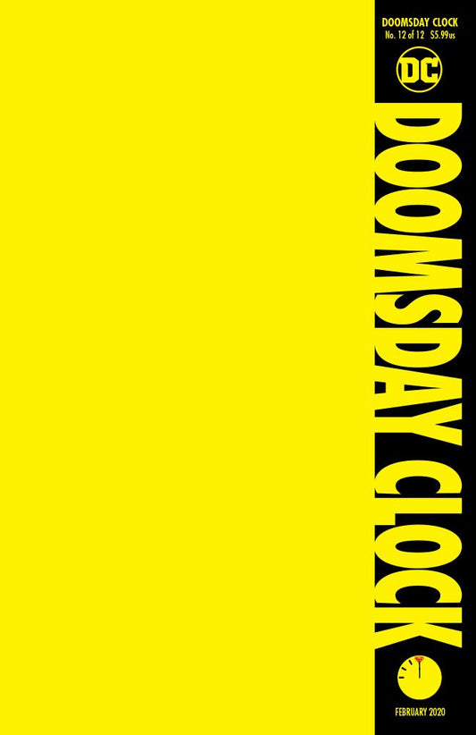 Doomsday Clock #12 (Of 12) Blank Edition