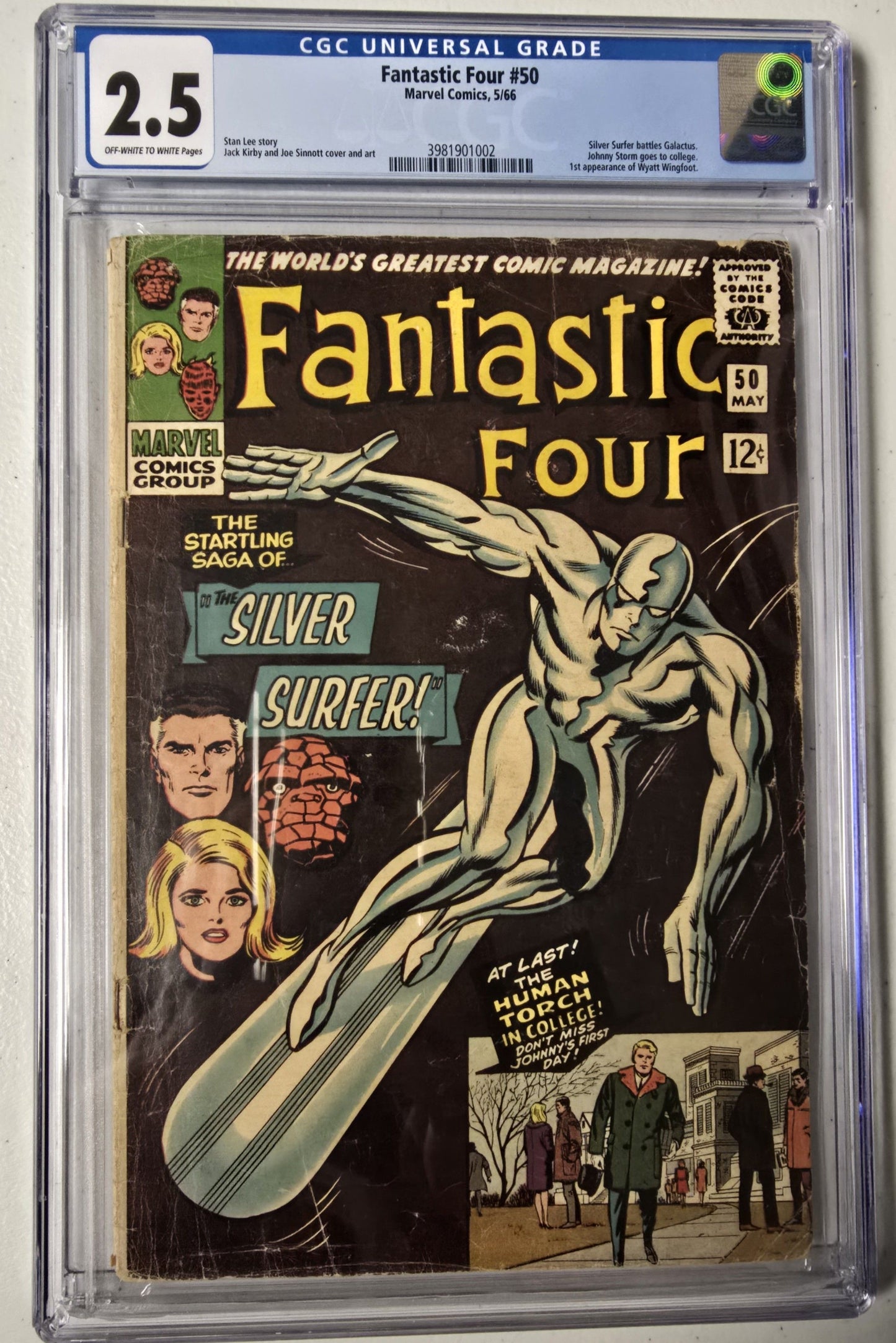 Fantastic Four Vol 1 #50 CGC 2.5