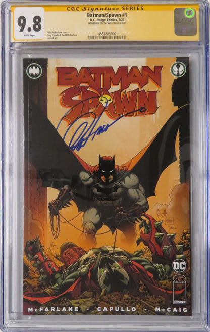 Batman/Spawn #1 - Capullo Regular Cover CGC SS 9.8