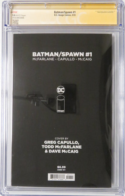 Batman/Spawn #1 - Capullo Regular Cover CGC SS 9.8