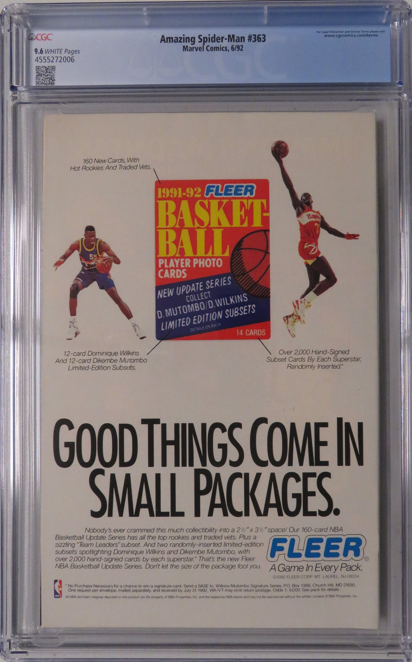 Amazing Spider-Man Vol 1 #363 - CGC 9.6