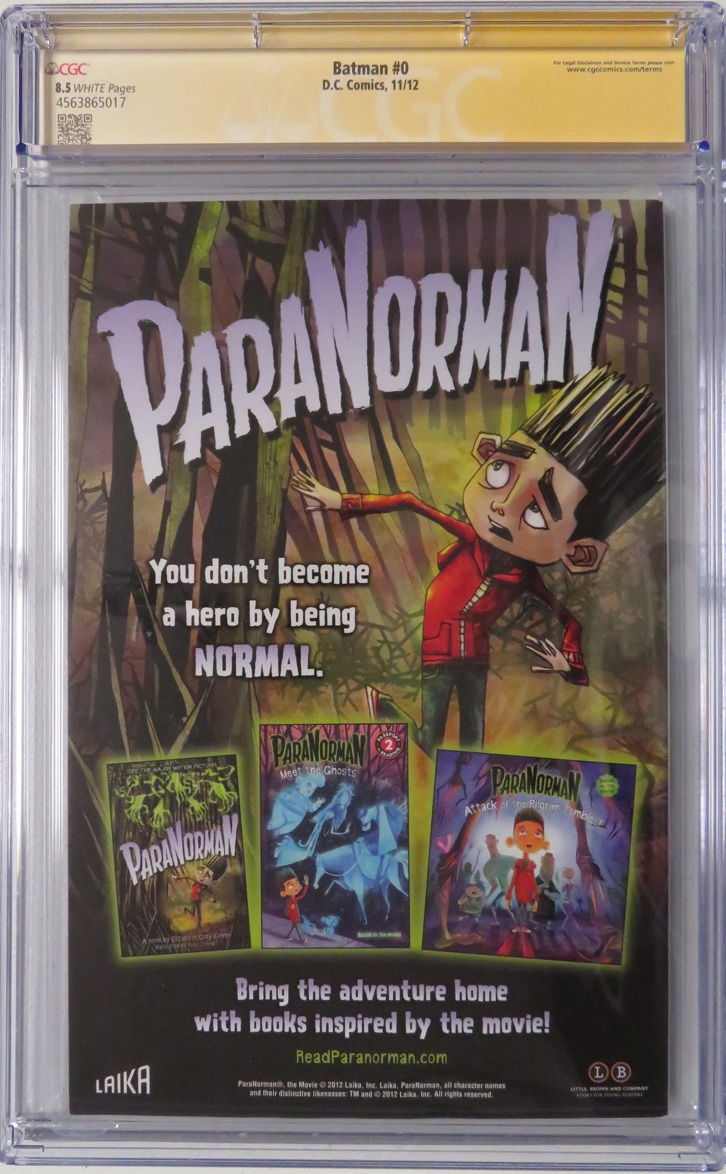 Batman Vol 2 #0 - CGC SS 8.5 - Signed by Capullo and Snyder