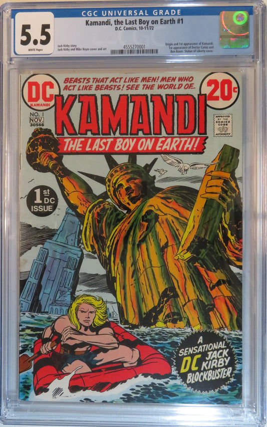 Kamandi, The Last Boy on Earth Vol 1 #1 - CGC 5.5