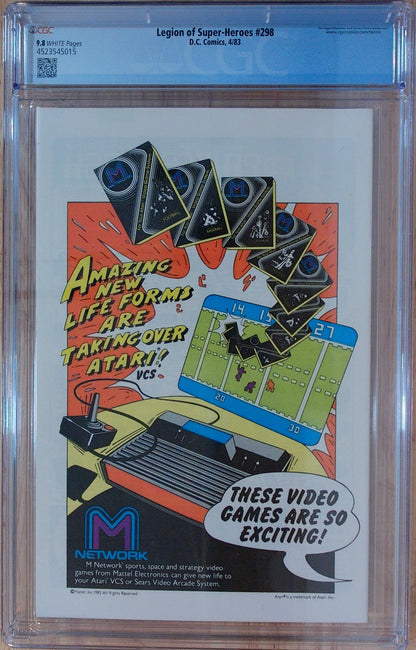 Legion of Super-Heroes Vol 2 #298 - CGC 9.8
