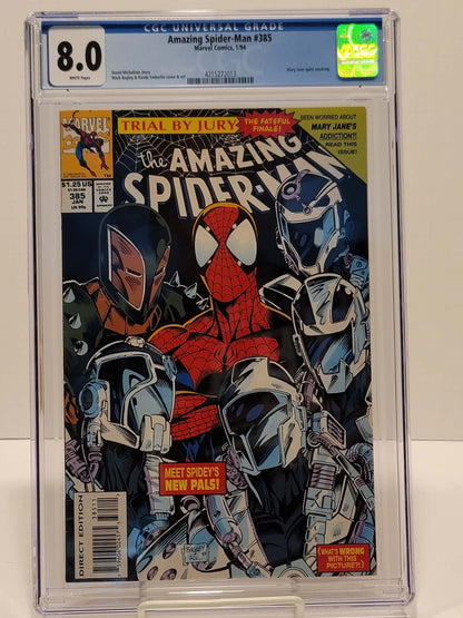 Amazing Spider-Man #385 CGC 8.0