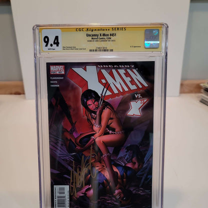 Uncanny X-Men 451 CGC SS 9.4 2004 Signed by Chris Claremont