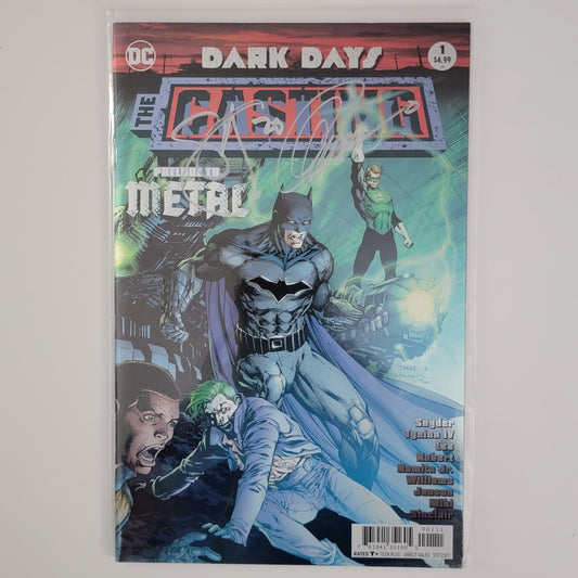 Dark Days: The Casting #1 Foil cover Signed by Snyder and Capullo