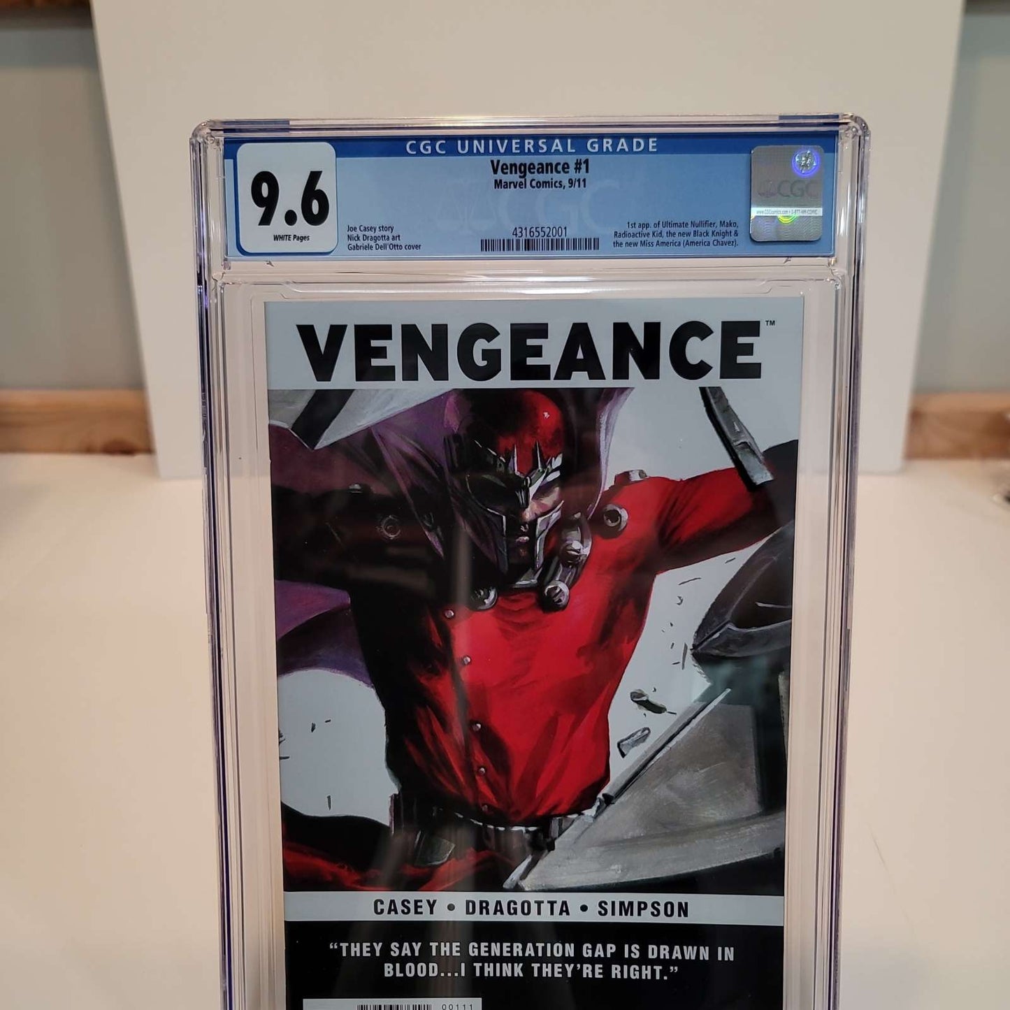 Venganza #1 CGC 9.6 2011