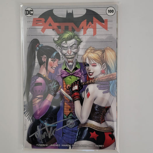 Batman #100 v3 Tyler Kirkham Cover Signed