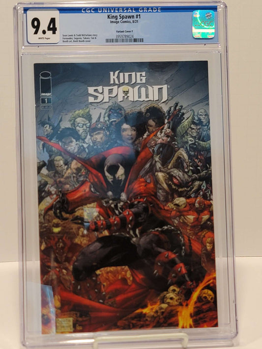 King Spawn #1 CGC 9.4 Cover F