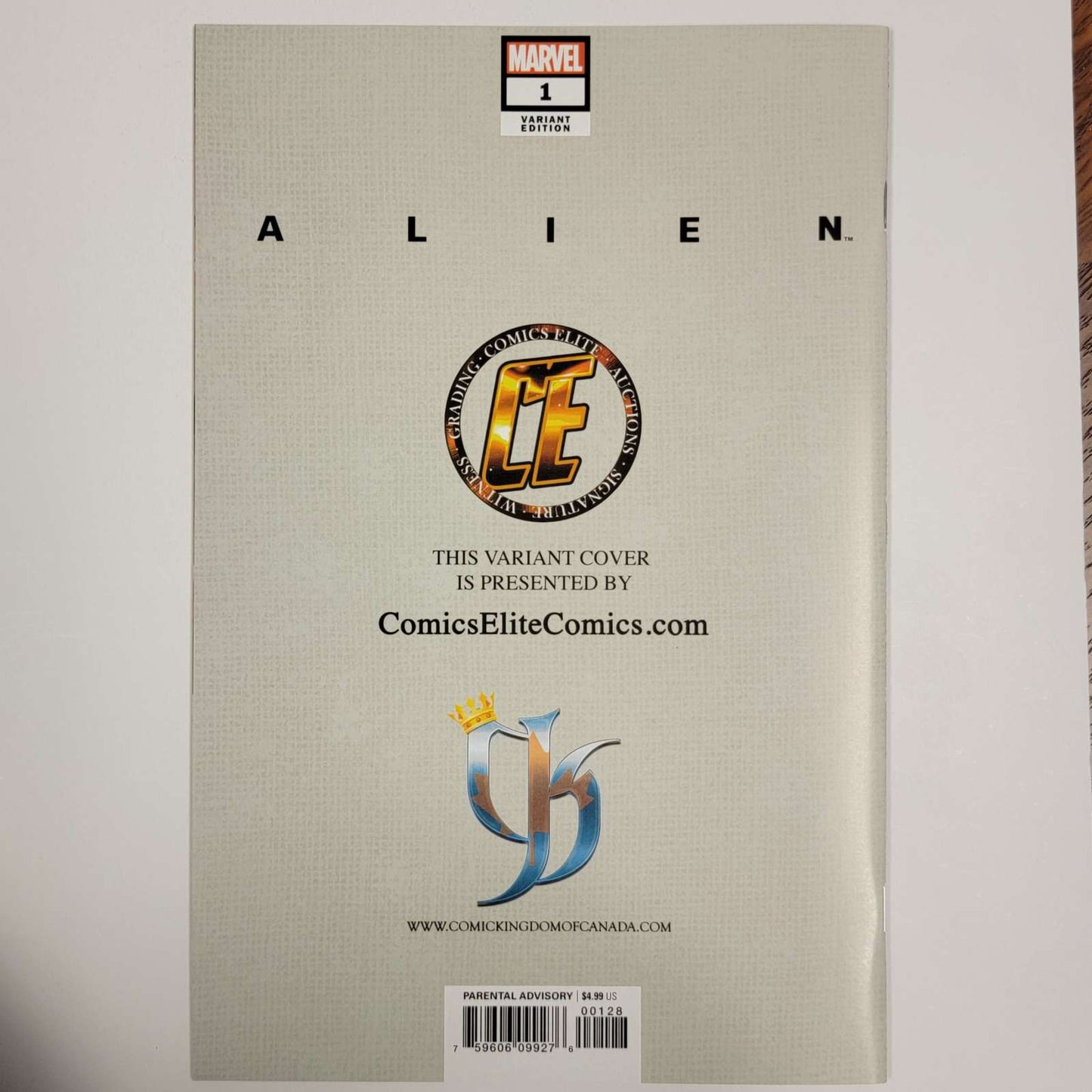 Alien #1 Trade dress