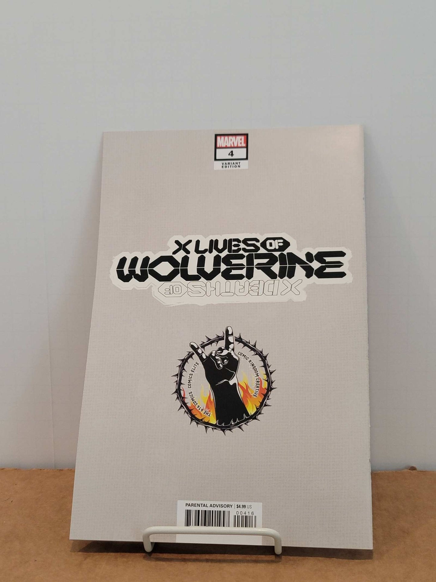 X Lives of Wolverine #4 B&W Adi Granov Virgin cover