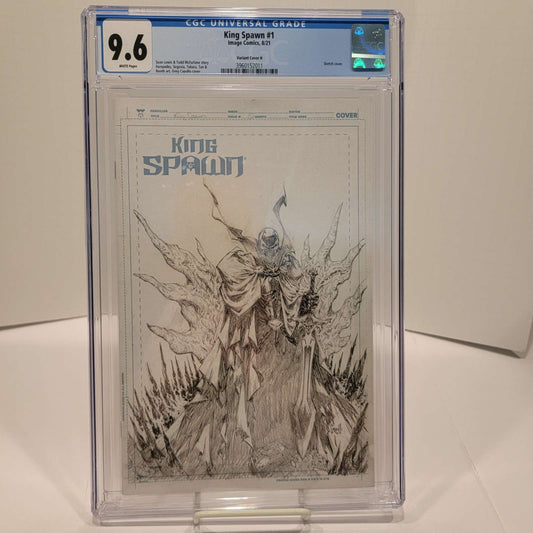 King Spawn #1 CGC 9.6 Cover H  Gregb Capullo sketch cover